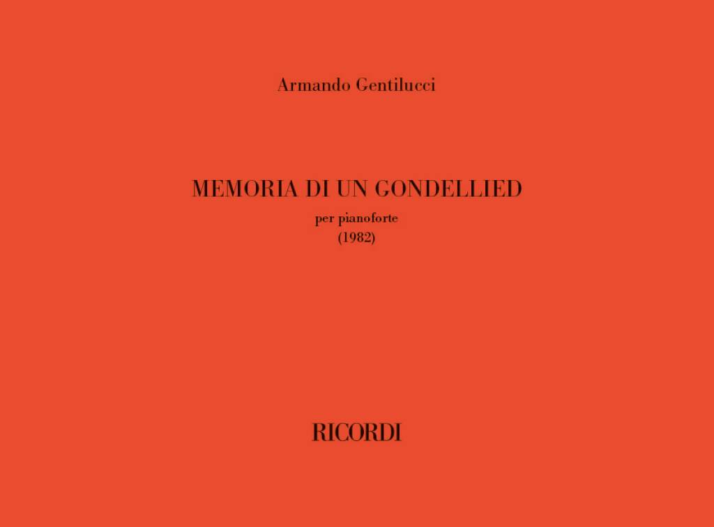 Memoria di un gondellied